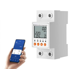 Emylo 63A Single-Phase Wifi Energy Meter with LCD & Leakage Protection picture