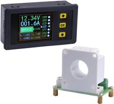 Yeeco Digital DC Voltmeter Ammeter Multimeter, 10-90V 0-200A LCD Color Display V picture