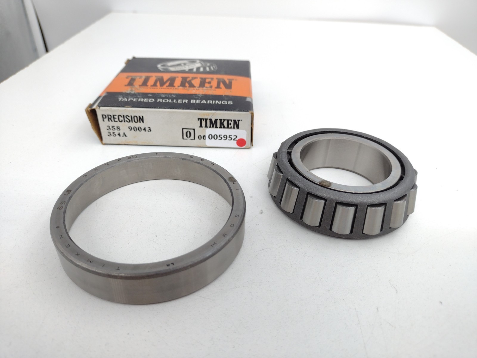 *** Timken 358/354A Single Row Tapered Roller Bearing 45 mm Bore *** Timken 358/354A Single Row Tapered Roller Bearing 45 mm Bore
