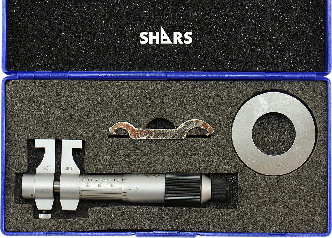 Shars 1-2 Precision Inside Micrometer, .00024 Accuracy 303-2103 P)