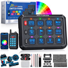 MICTUNING P1Y APP+Wireless Remote RGB Switch Panel Circuit Relay Control System picture
