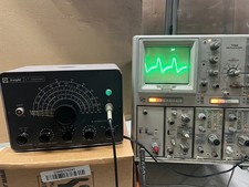 Vintage Knight  RF Signal Generator Allied Radio, Tested, w/Cords.  Needs Work. picture