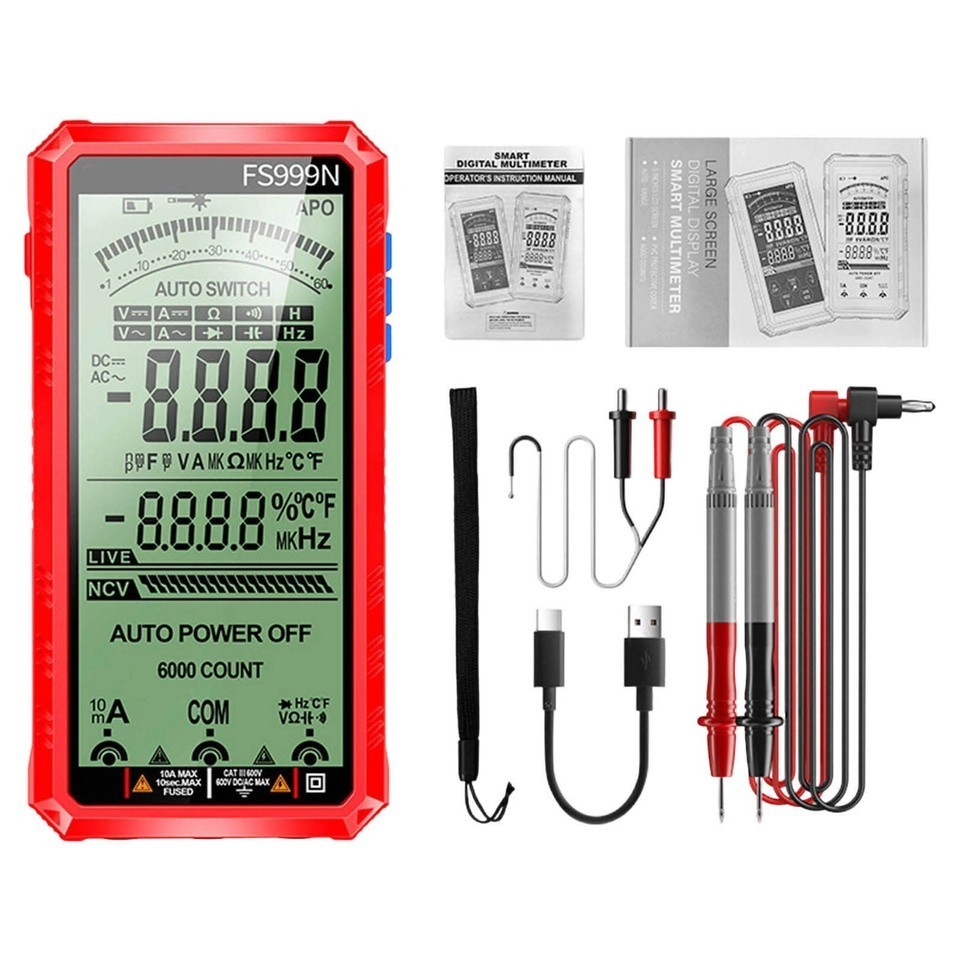 Upgrade Smart Fully Automatic True Rms 6000 Count Digital Voltmeter Upgrade Smart Fully Automatic True Rms 6000 Count Digital Voltmeter