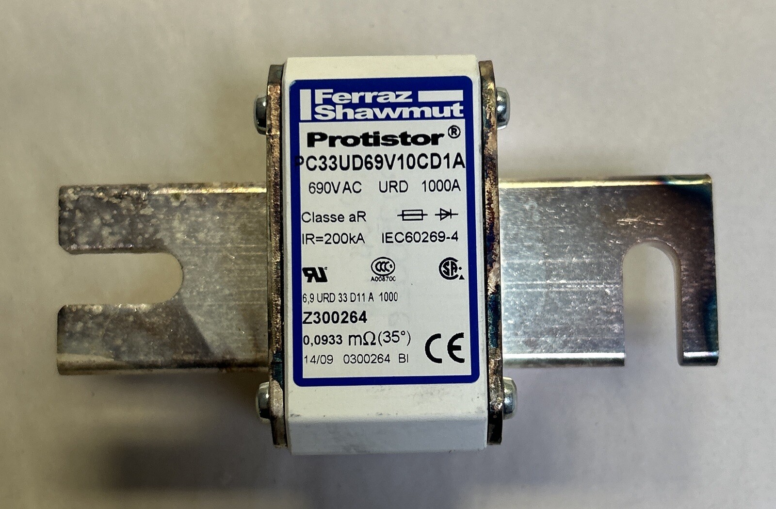 MERSEN FERRAZ SHAWMUT,Z300264,FUSE 1000A 690V NOS