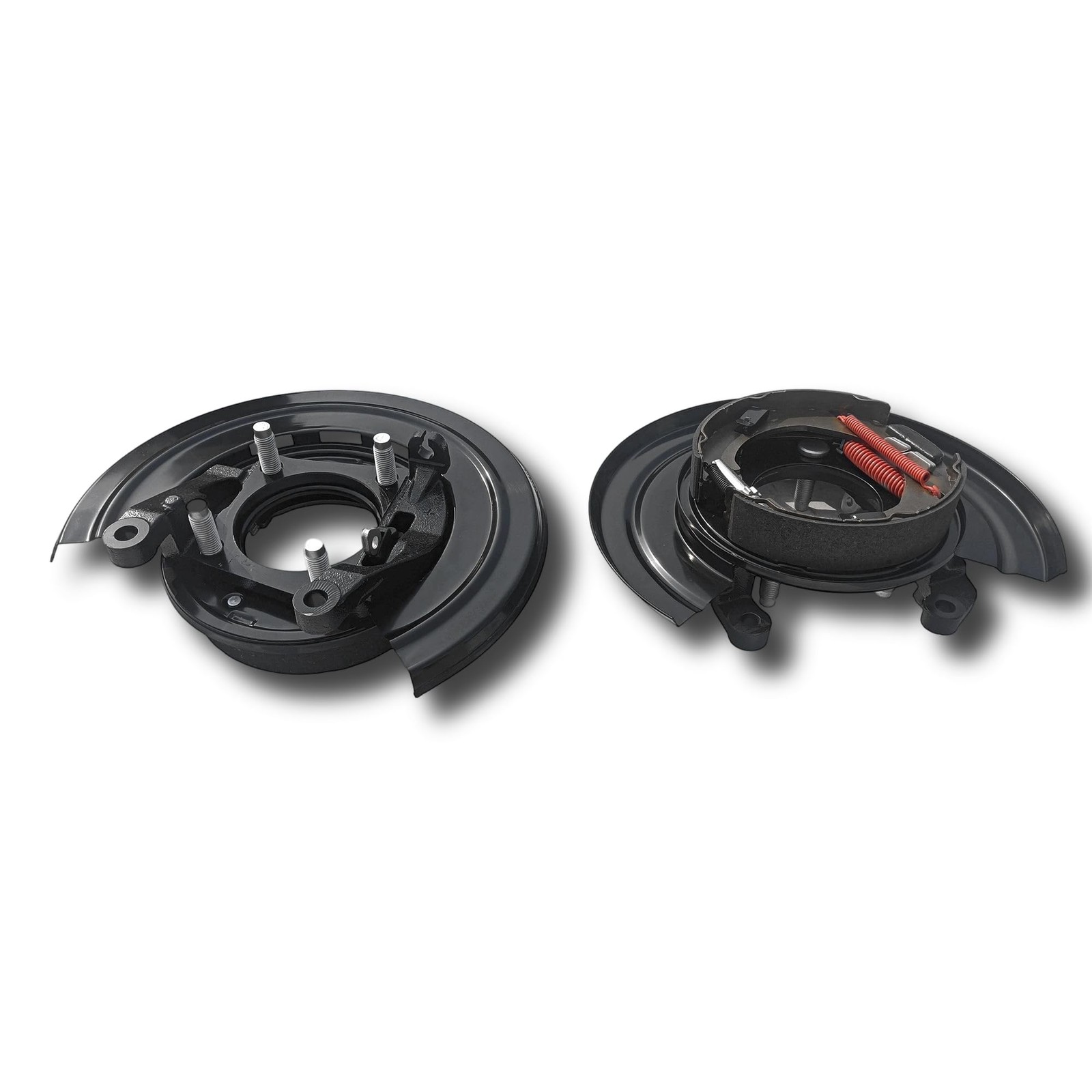 Rear Loaded Brake Backing Plates Pair Rear Loaded Brake Backing Plates Pair