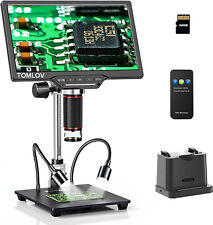 LCD USB Digital Microscope 1300X HDMI Coin Magnifier Video 25MP stamp Microscope picture