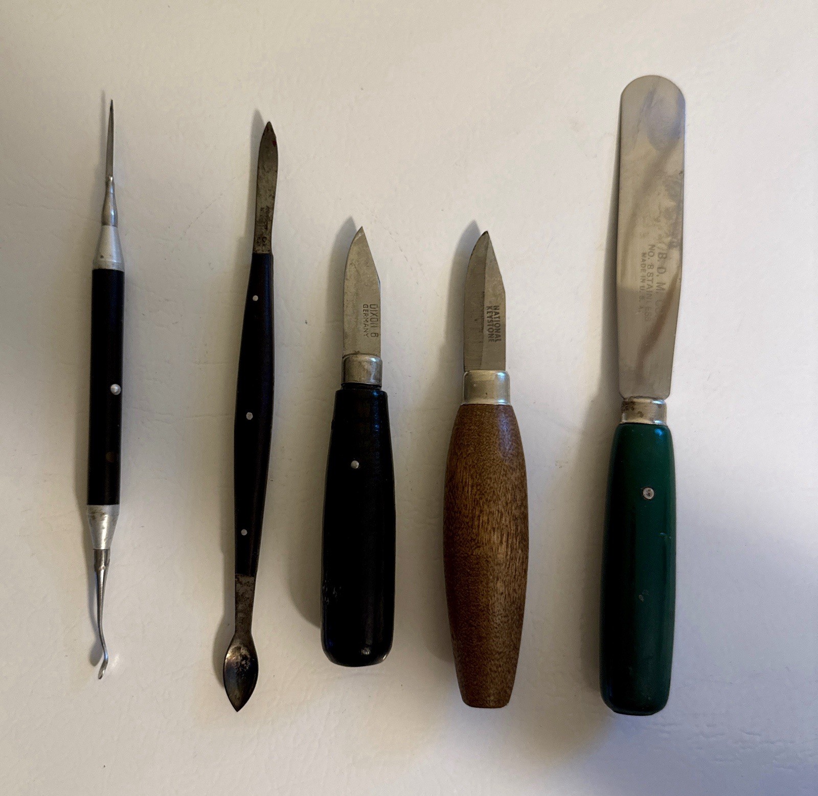 Vintage Dental Lab Wax Carving Sculpting Tool Lot Dixon Keystone BDM Co USA Vintage Dental Lab Wax Carving Sculpting Tool Lot Dixon Keystone BDM Co USA