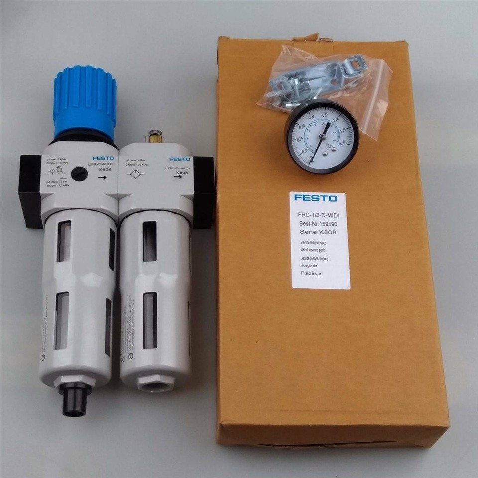 1PC New FESTO FRC-1/2-D-MIDI 159590 Service Unit 1PC New FESTO FRC-1/2-D-MIDI 159590 Service Unit