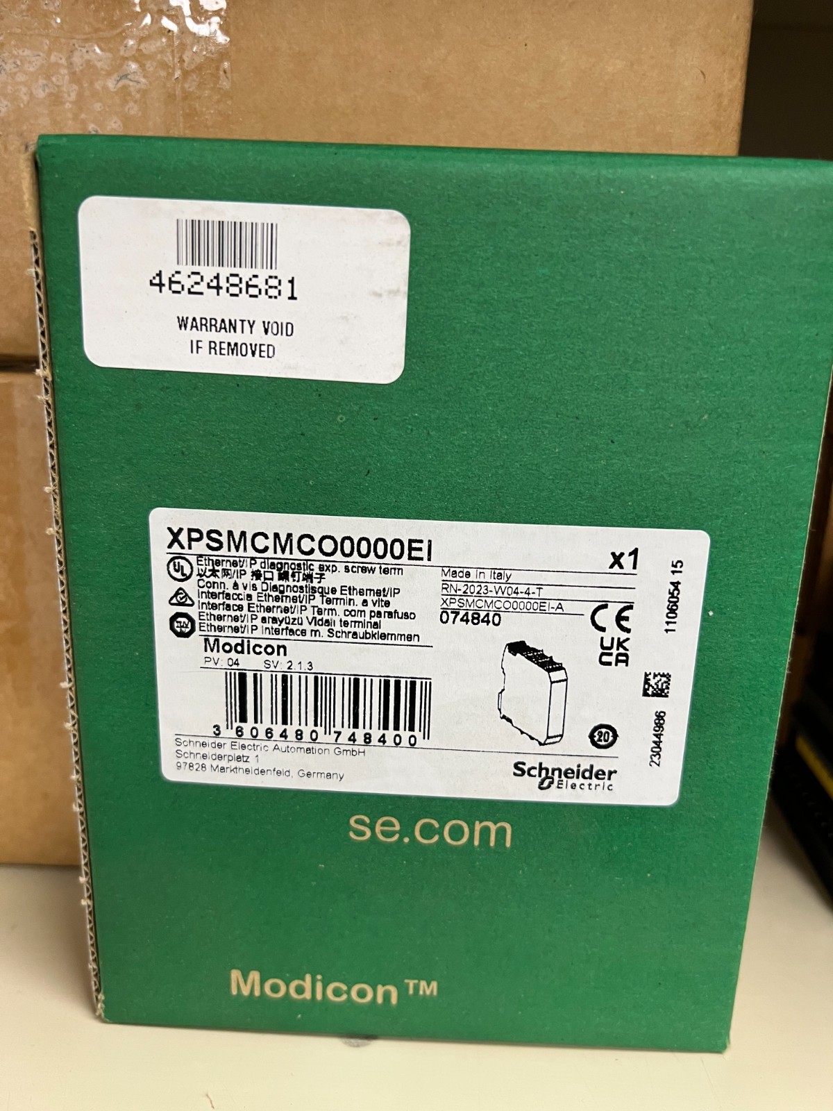 Schneider Electric Modicon XPSMCMCO0000EI Ethernet IP Server Gateway - Open Box