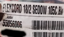 Southwire 18/2C Seoprene SEOOW 600V 105C TPE Portable Power Cable Cord /25ft picture