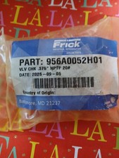 Johnson Controls Frick #956A0052H01 / ( Vlv Chk .375  NPTF  20# ) picture