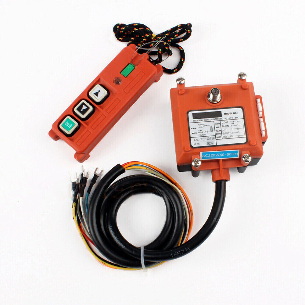 Industrial Wireless Remote Control 2Point Single Speed Sandblasting Hoist F21-2S