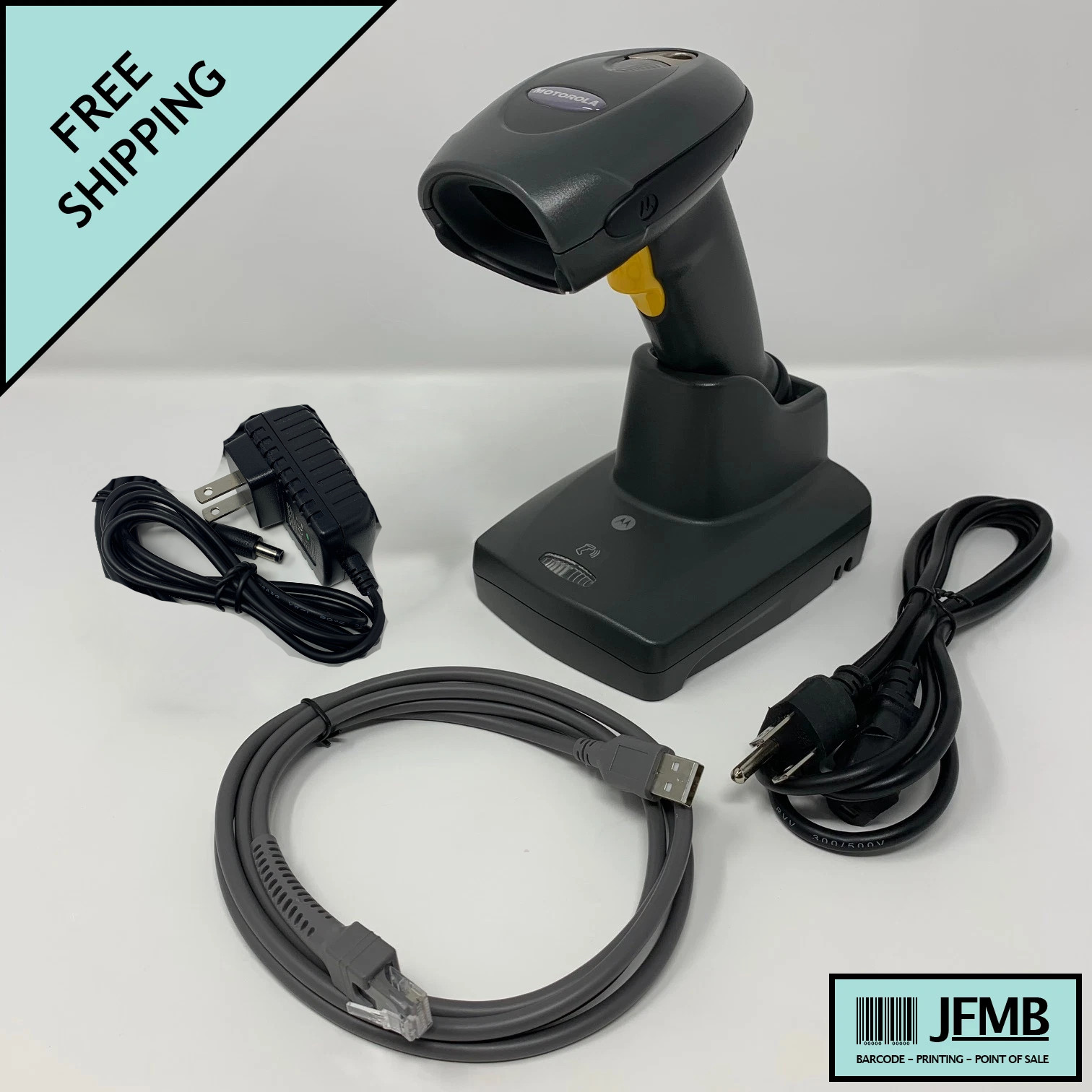 DS6878 Motorola Barcode Scanner Wireless USB 2D Laser + NEW BATTERY Zebra Symbol DS6878 Motorola Barcode Scanner Wireless USB 2D Laser + NEW BATTERY Zebra Symbol