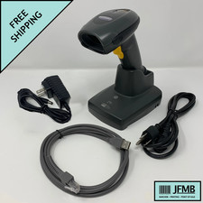 DS6878 Motorola Barcode Scanner Wireless USB 2D Laser + NEW BATTERY Zebra Symbol picture