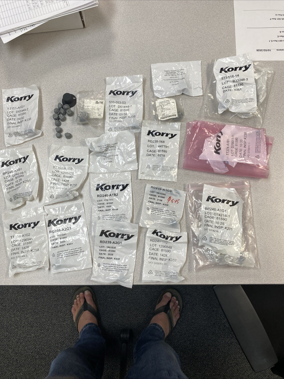 Lot of 39 Qty KORRY KNOBS New old stock (ends up being $5 each) Lot of 39 Qty KORRY KNOBS New old stock (ends up being $5 each)