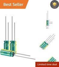 10-Pack 50V 4.7uF Low ESR Electrolytic Capacitors - High Performance & Durable picture