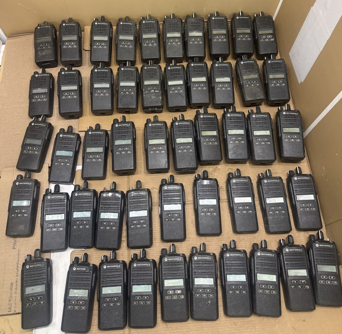 Lot Of 50 Motorola CP185 Two Way Radio UHF 435-480mhz AAH03RDF8AA7AN As Pictures