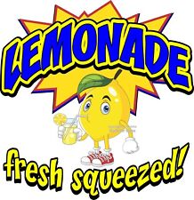 New Listing Lemonade Fresh Squeezed DECAL Food Truck Concession Vinyl Sticker picture