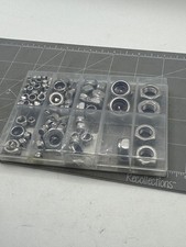 Lock Nut Assortment Kit Nylon Insert Mixed Sizes Hex Nyloc Stainless Steel picture