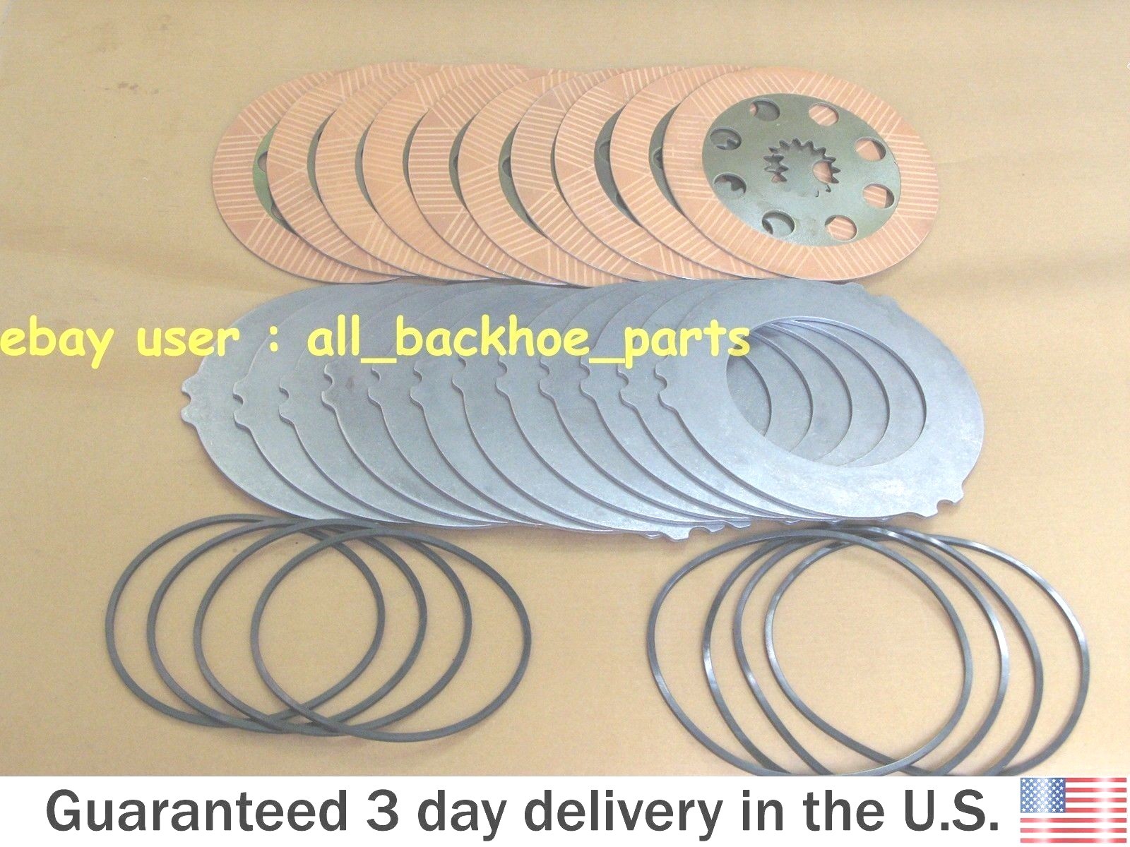 JCB BACKHOE - BRAKE FRICTION COUNTER PLATES & SEALS (PART # 458/20285 458/20353) JCB BACKHOE - BRAKE FRICTION COUNTER PLATES & SEALS (PART # 458/20285 458/20353)