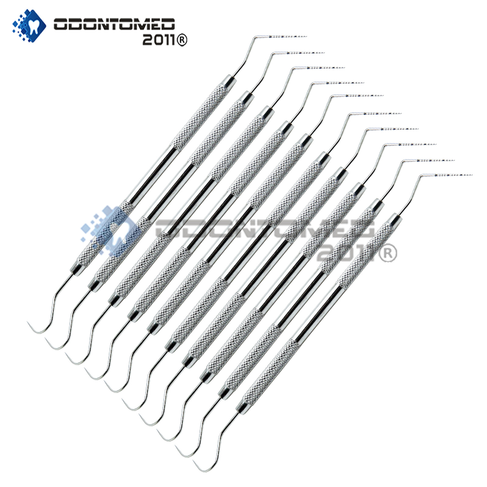 10× Dental Williams Explorer Unc 15/23 Color Coded Probe Double Ended Instrument 10× Dental Williams Explorer Unc 15/23 Color Coded Probe Double Ended Instrument