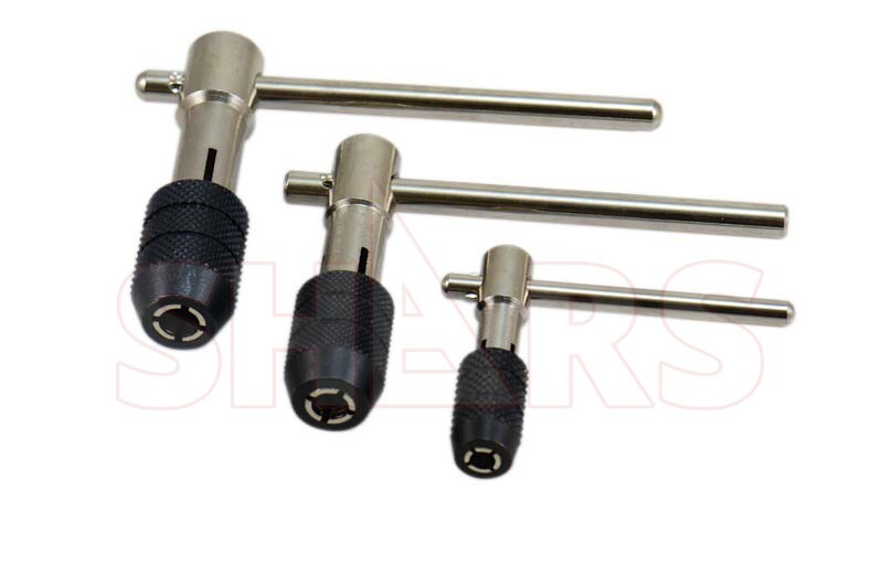 Shars 3 PCS M1 - M12 T-Handle Tap Wrench Set 2 Shars 3 PCS M1 - M12 T-Handle Tap Wrench Set 2