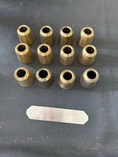 Vintage Brass Tapered Ferrules Collars Sleeves Lot 12 U.S. Patent 2017533 Box picture
