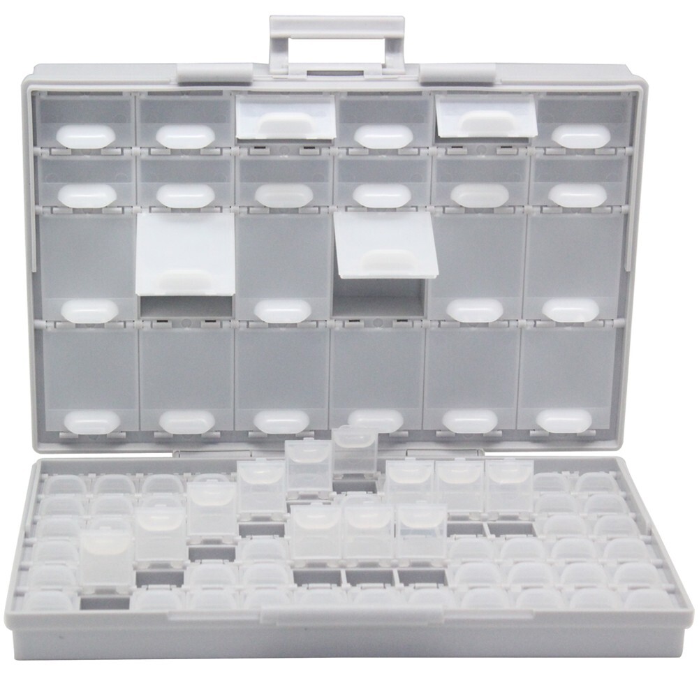 10pcs Aidetek BOX-ALL-96 enclosure SMD SMT parts Organizer Surface Mount Box