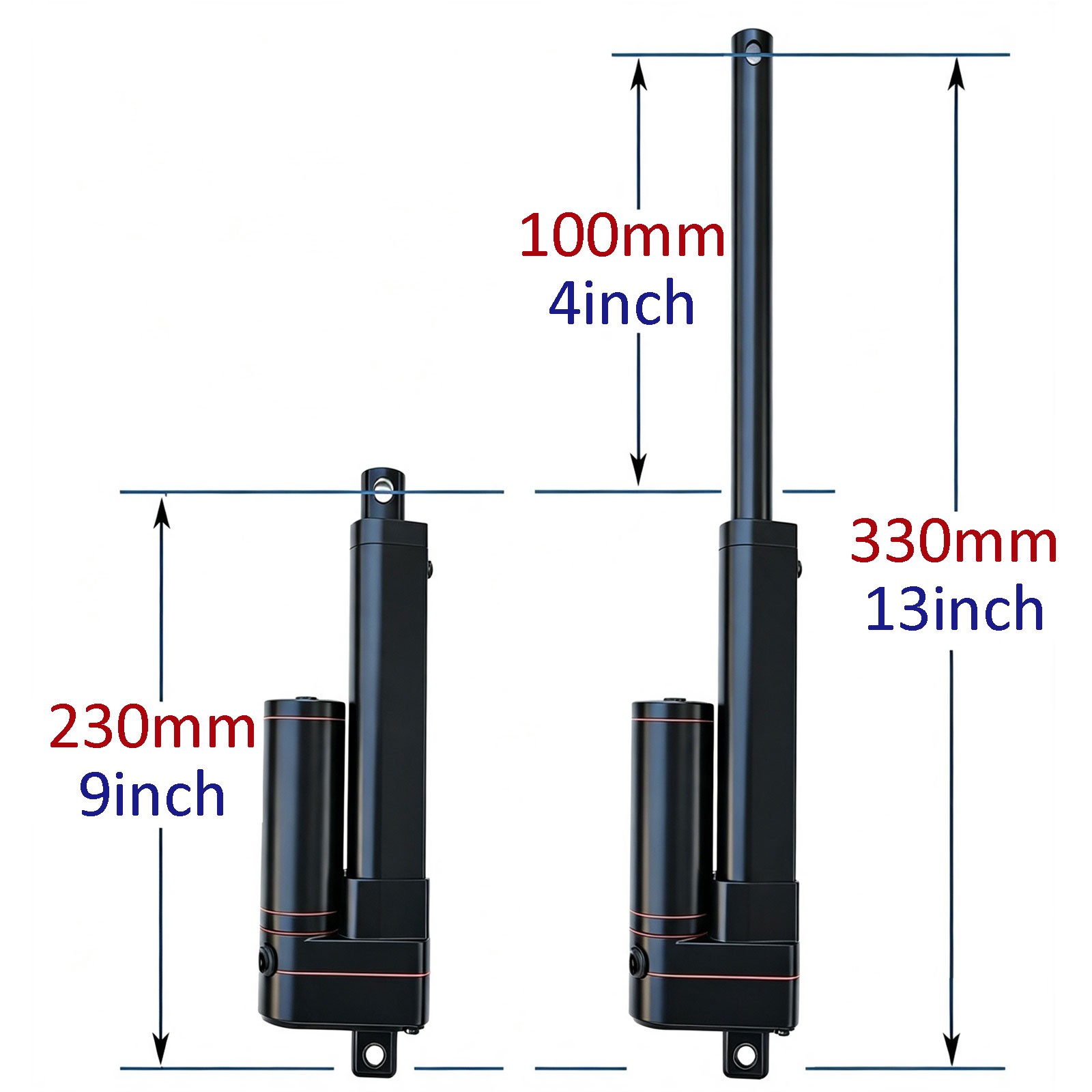 DC 12V Electric Linear Actuator Cylinder Lift 3000N 675lbs Stroke 2 DC 12V Electric Linear Actuator Cylinder Lift 3000N 675lbs Stroke 2