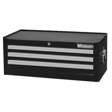 Westward 32H849 Westward Intermediate Chest, 3-Drawers, Powder Coated Black, picture