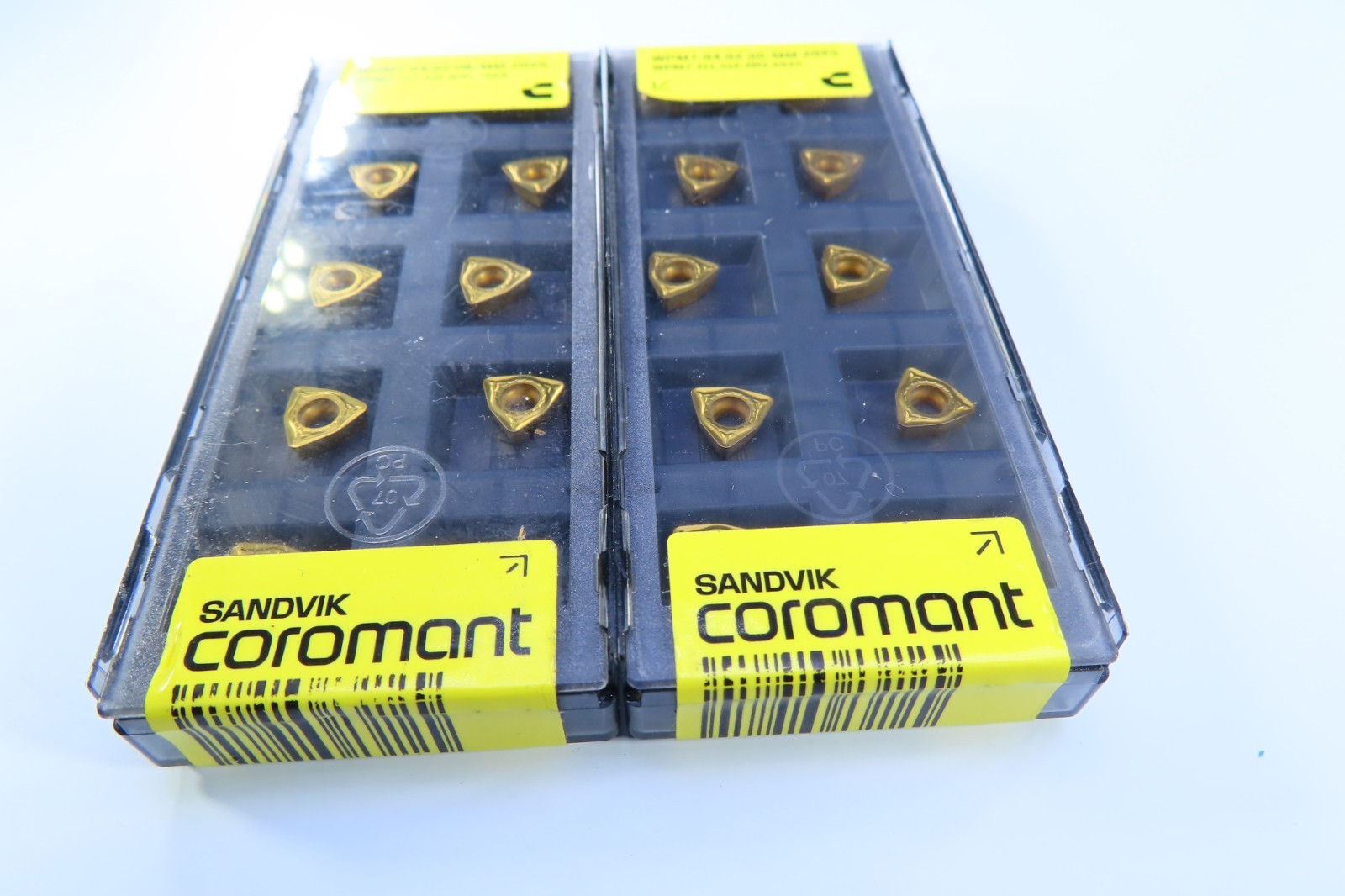 LOT ( 2 NEW BOXES ) SANDVIK WPMT 04 02 08-MM WPMT 2(1.5)2 2025 CARBIDE INSERTS LOT ( 2 NEW BOXES ) SANDVIK WPMT 04 02 08-MM WPMT 2(1.5)2 2025 CARBIDE INSERTS