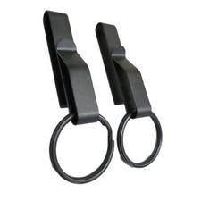 2 PK- Zak Tool Tactical Keyring Holder Steel Duty Belt Clip For Police USA Made picture
