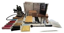Vintage KINGSLEY Model: M-101 Hot Foil Stamping Embossing Machine USA w/ Extras picture