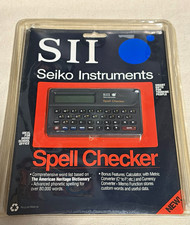 Vintage Seiko Instruments WP-1100 Spell Checker English Calculator/Converter picture