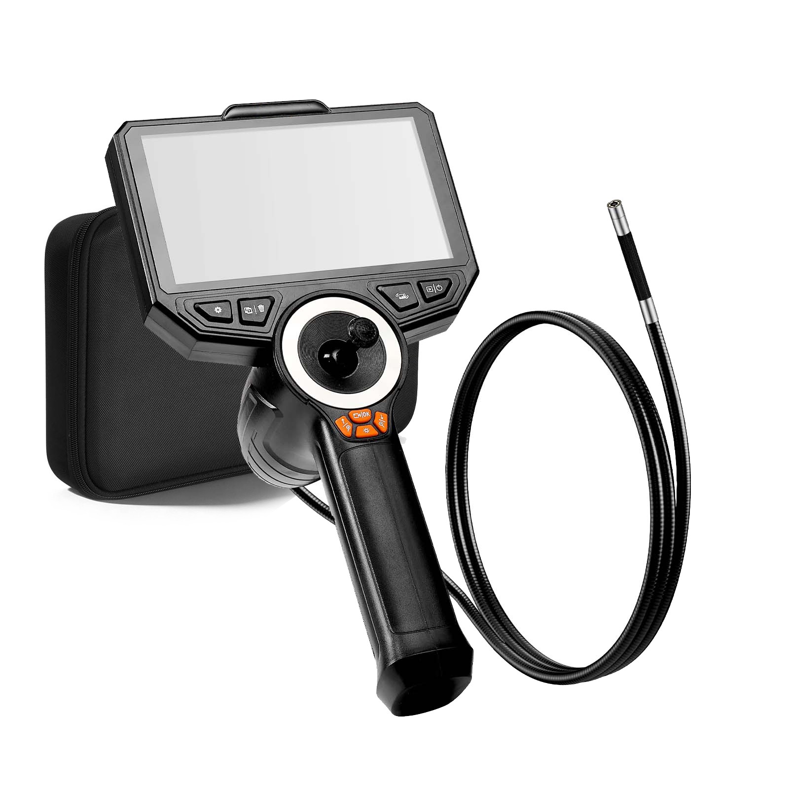 Uimoso 4-Way 360° Articulating Borescope Camera with 6-Inch Display Uimoso 4-Way 360° Articulating Borescope Camera with 6-Inch Display