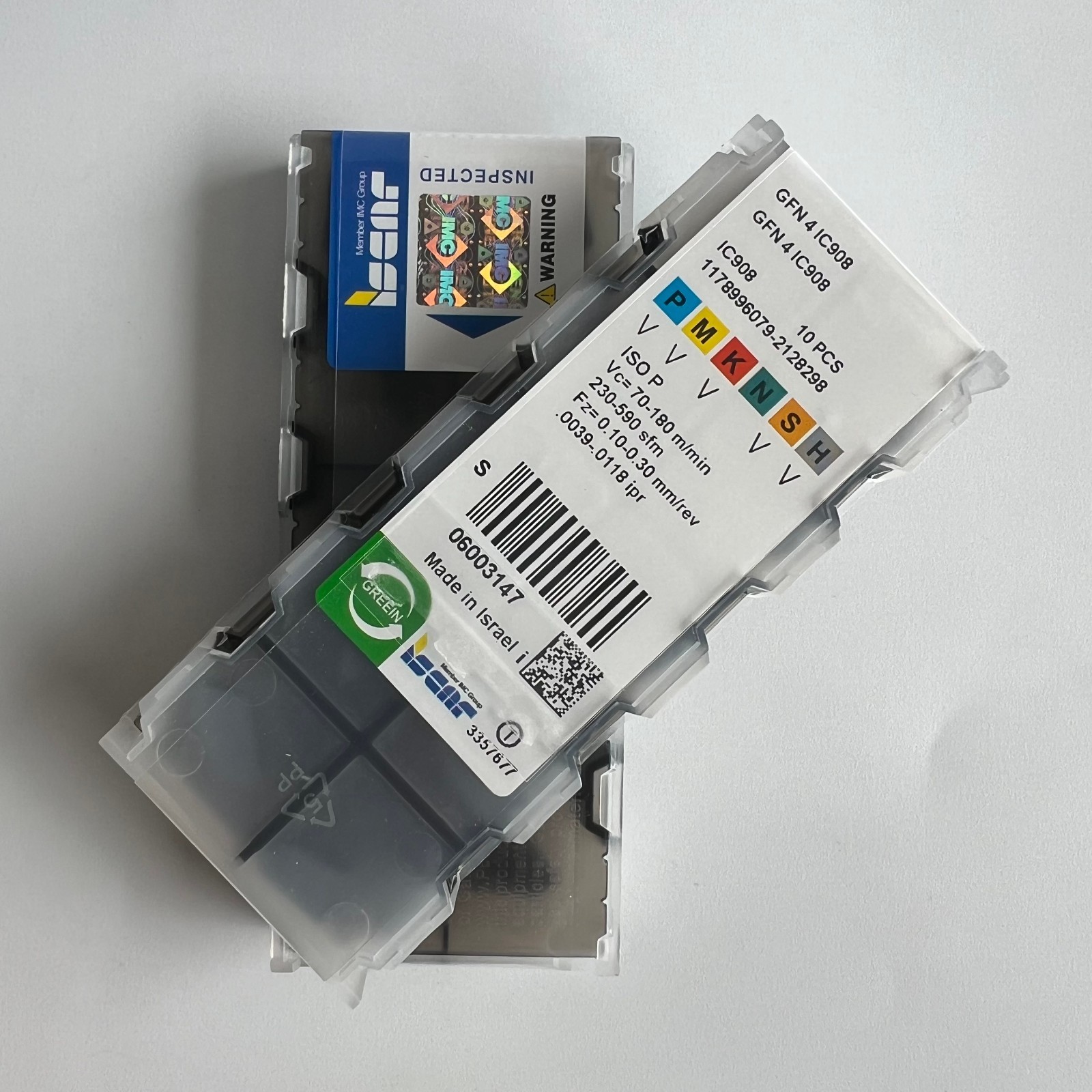 10Pcs/BOX ISCAR GFN4 IC908 10Pcs/BOX ISCAR GFN4 IC908