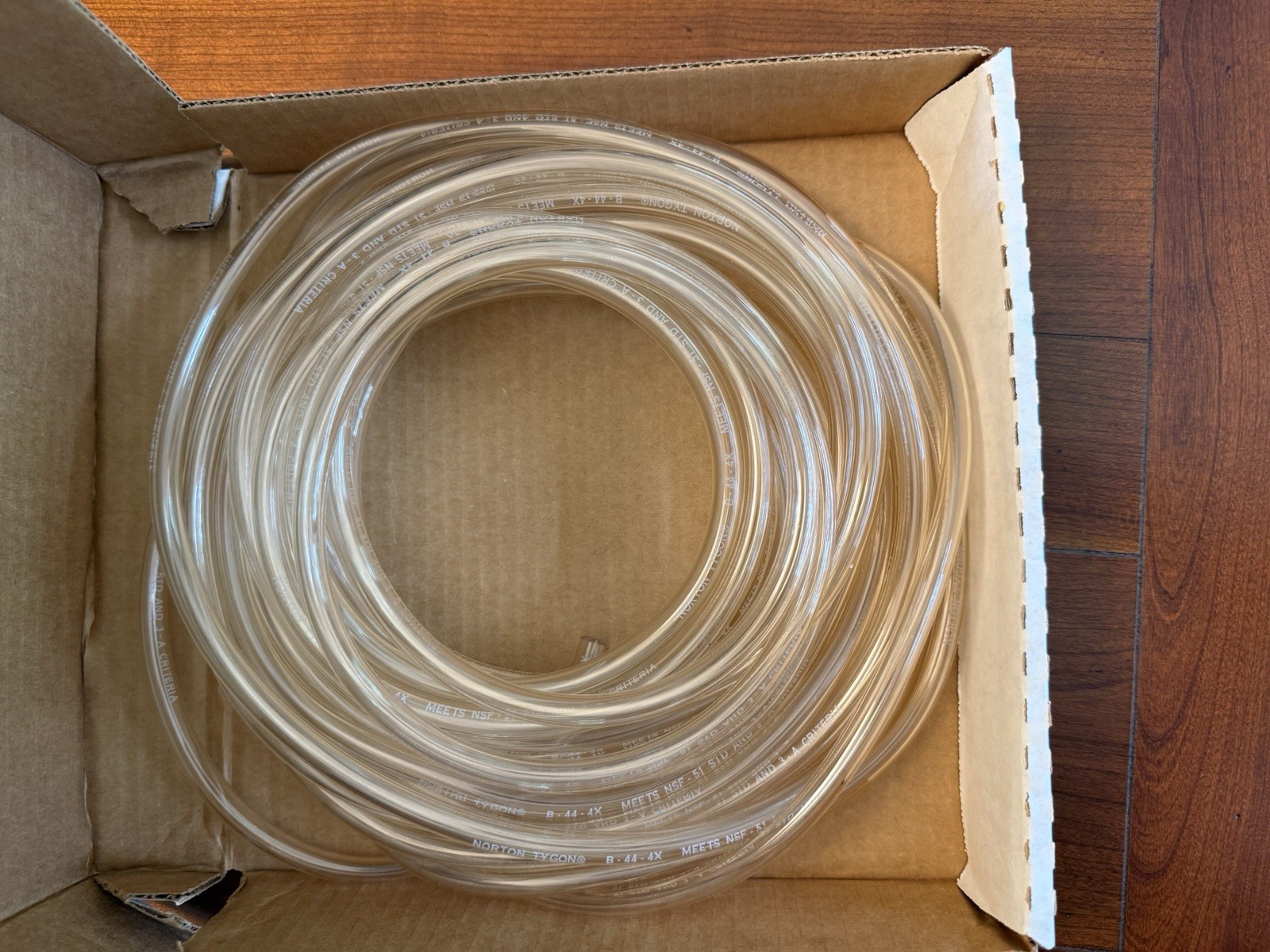 Tygon Tubing 1/4”ID 3/8”OD 37 Ft. Length Tygon Tubing 1/4”ID 3/8”OD 37 Ft. Length