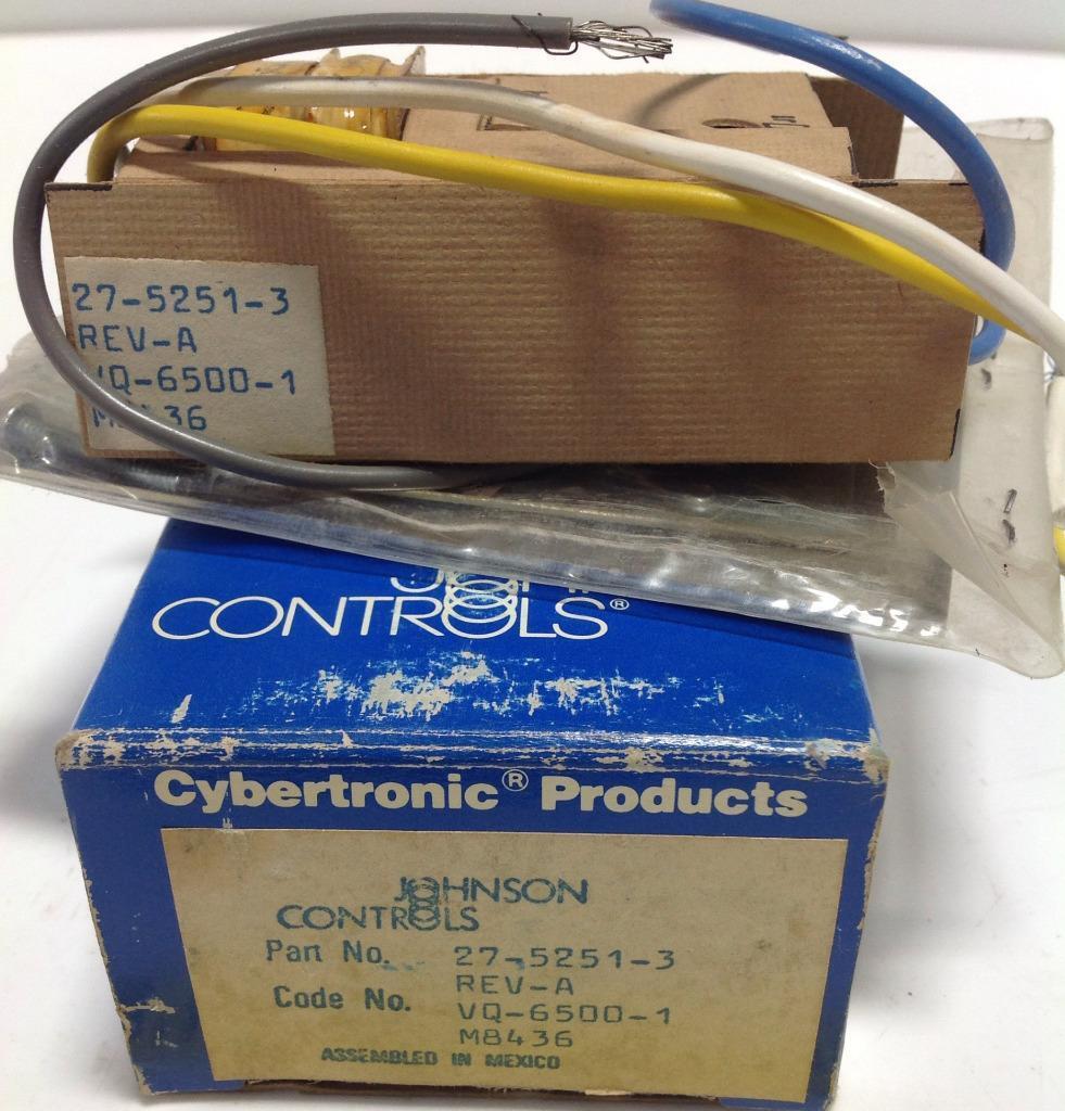 JOHNSON CONTROLS CYBERTRONIC POWER SUPPLY REV-A NIB 27-5251-3 / VQ-6500-1