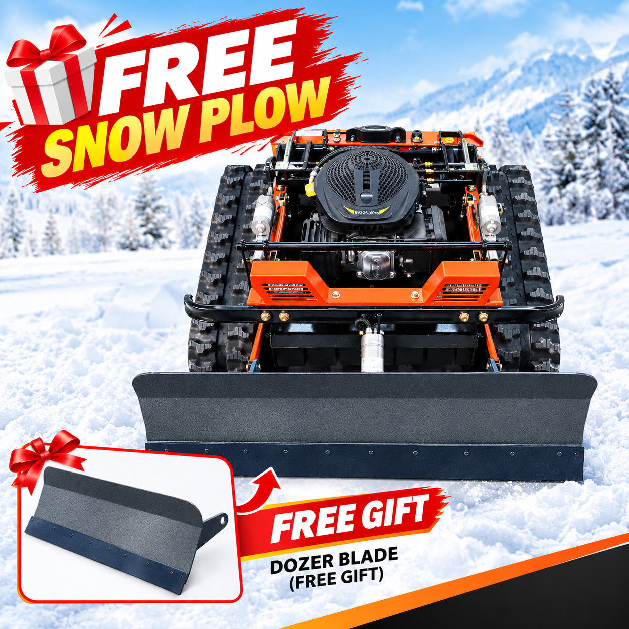 RC Lawn Mower Cutting width 22