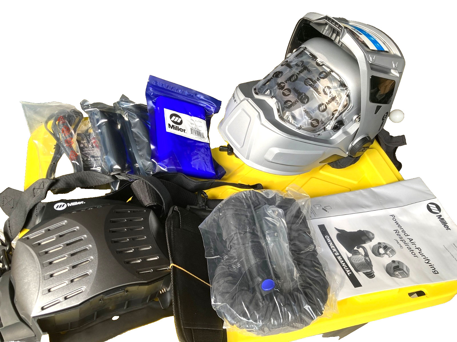 Miller PAPR with T94i-R Welding Helmet and respirator - 264575 Miller PAPR with T94i-R Welding Helmet and respirator - 264575