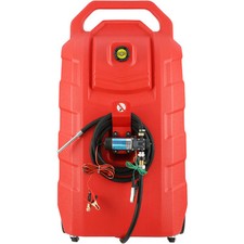 Fuel Caddy 32 Gallon Portable Diesel Tank On-Wheels Automatic 12V DC Pump picture