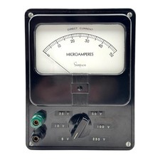 Simpson Model 9 Family DC Voltmeter Microammeter Parts/Repair Partially Tested picture