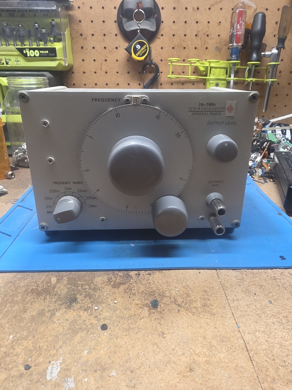 General Radio 1310-B Oscillator 2hz-2mhz W/manual Untested General Radio 1310-B Oscillator 2hz-2mhz W/manual Untested