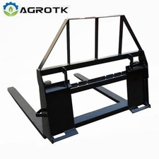 Agrotk 48in Pallet Fork Frame Attachment for Skid Steer Loader Accessories picture