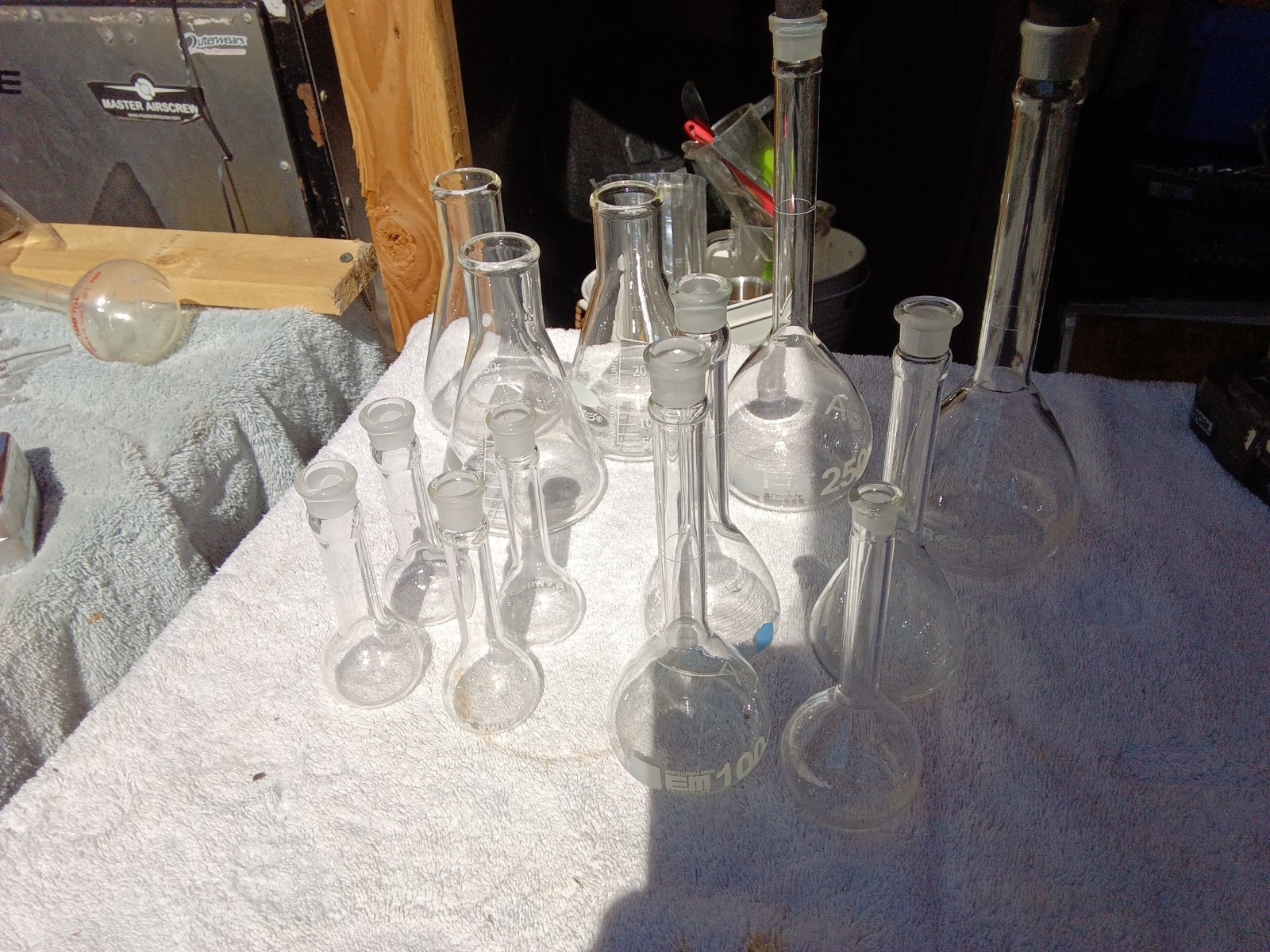 chemistry glassware Assorted Lot # 43 chemistry glassware Assorted Lot # 43