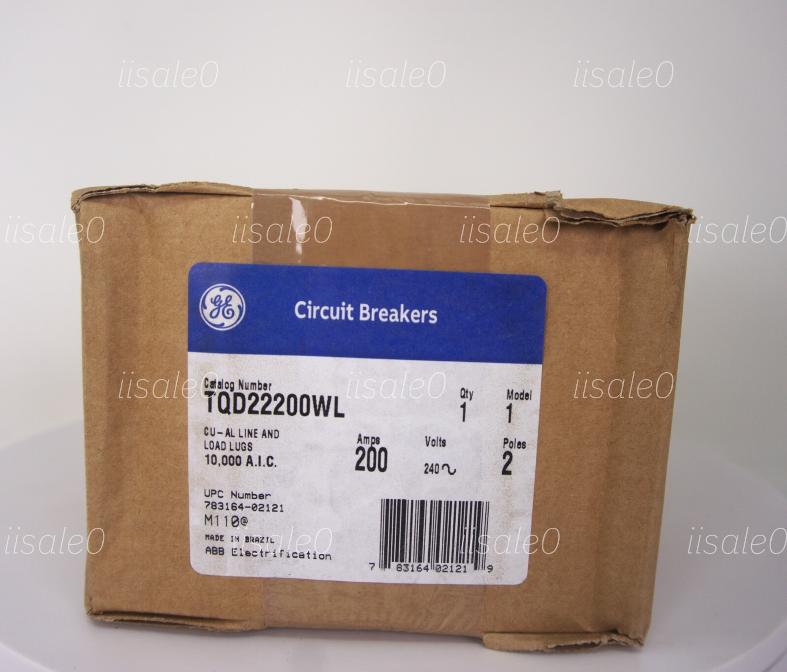 GE TQD22200WL Circuit Breaker 2 pole 200 amps obsolete RARE QTY General Electric