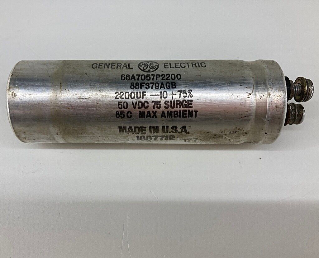 General Electric MEPCO Electrolytic Capacitor 68A7057P2200 | 2200UF 50VDC
