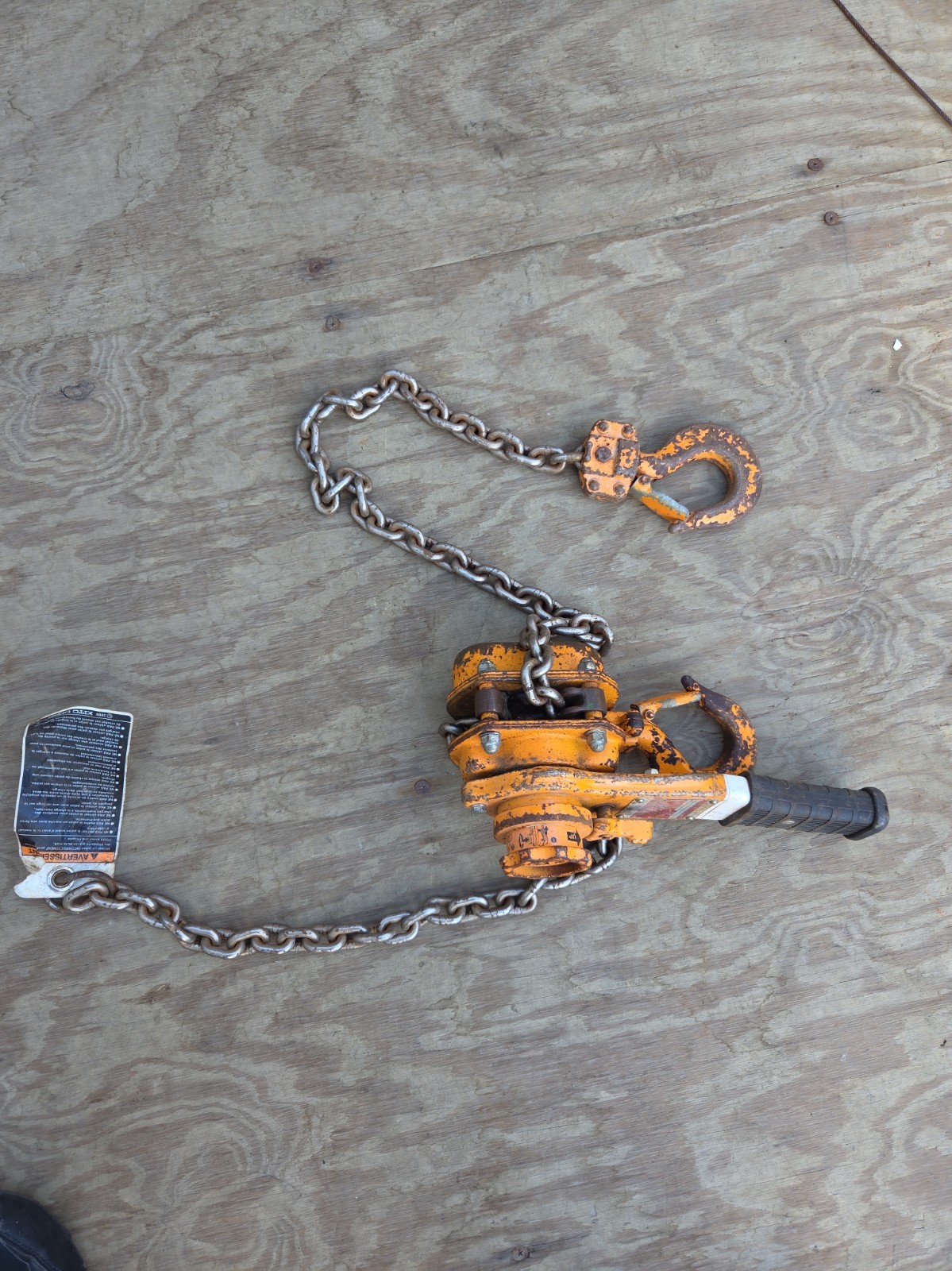 Harrington Kito Chain Hoist LB015 Chain Hoist Lever Come Along 5ft 1.5 Ton Harrington Kito Chain Hoist LB015 Chain Hoist Lever Come Along 5ft 1.5 Ton