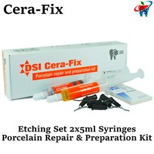 Dental Cera-Fix Repair Kit Porcelain Gel Ceramic Metal Etch Protecting Ceramgel  picture