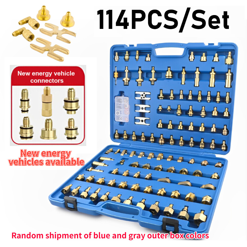 Air Conditioning Leak Detector Detection Car Tools 114PCS/Set Auto Repair Tool- Air Conditioning Leak Detector Detection Car Tools 114PCS/Set Auto Repair Tool-